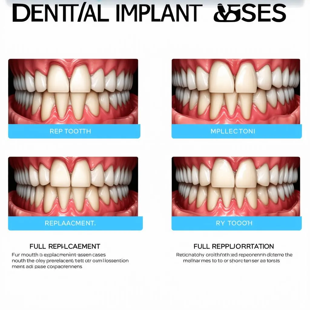 Các trường hợp cấy ghép Implant