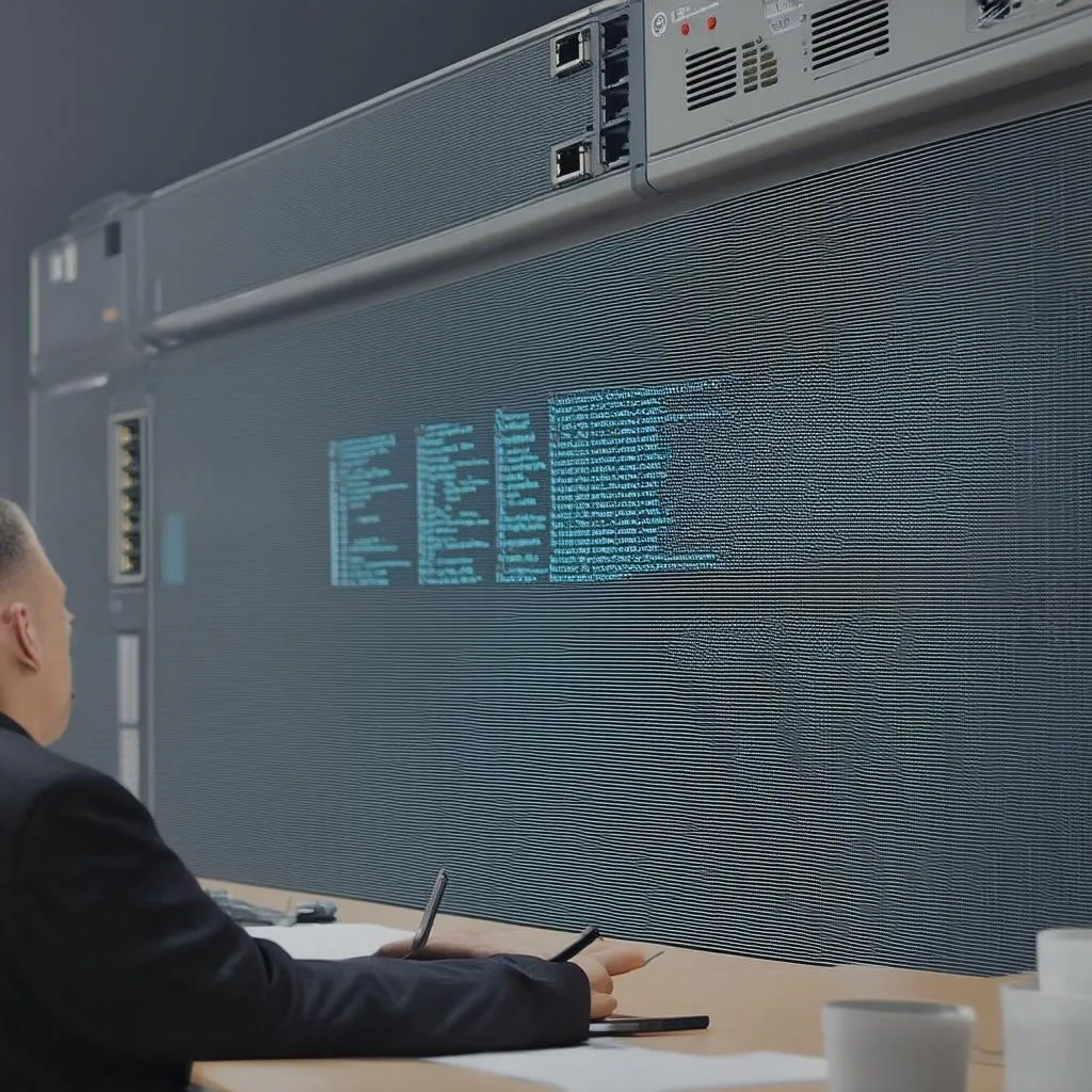 firewall controlling data flow