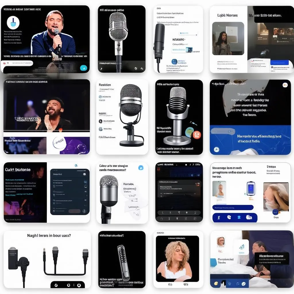 Ứng dụng của microphone