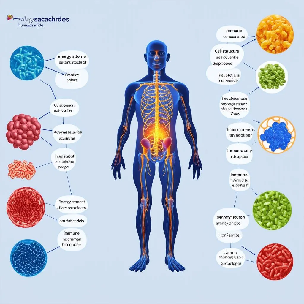 Vai trò của polysaccharide trong cơ thể