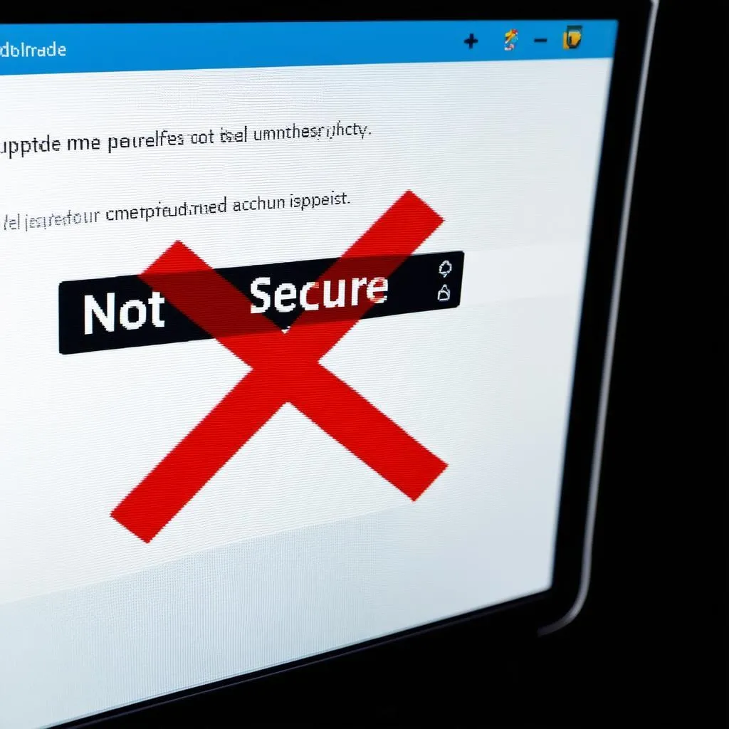 Website không an toàn