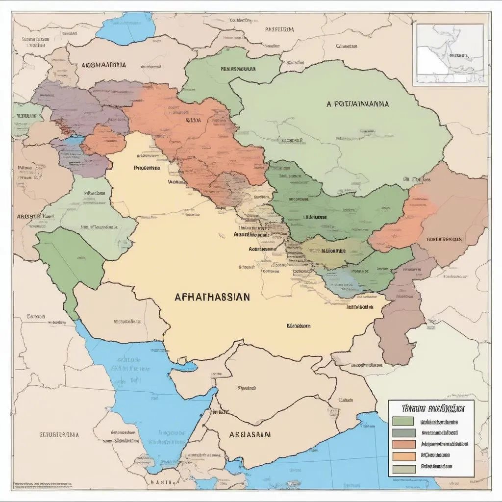 Bản đồ Afghanistan