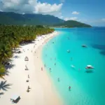 Bãi biển trắng mịn màng tại Boracay