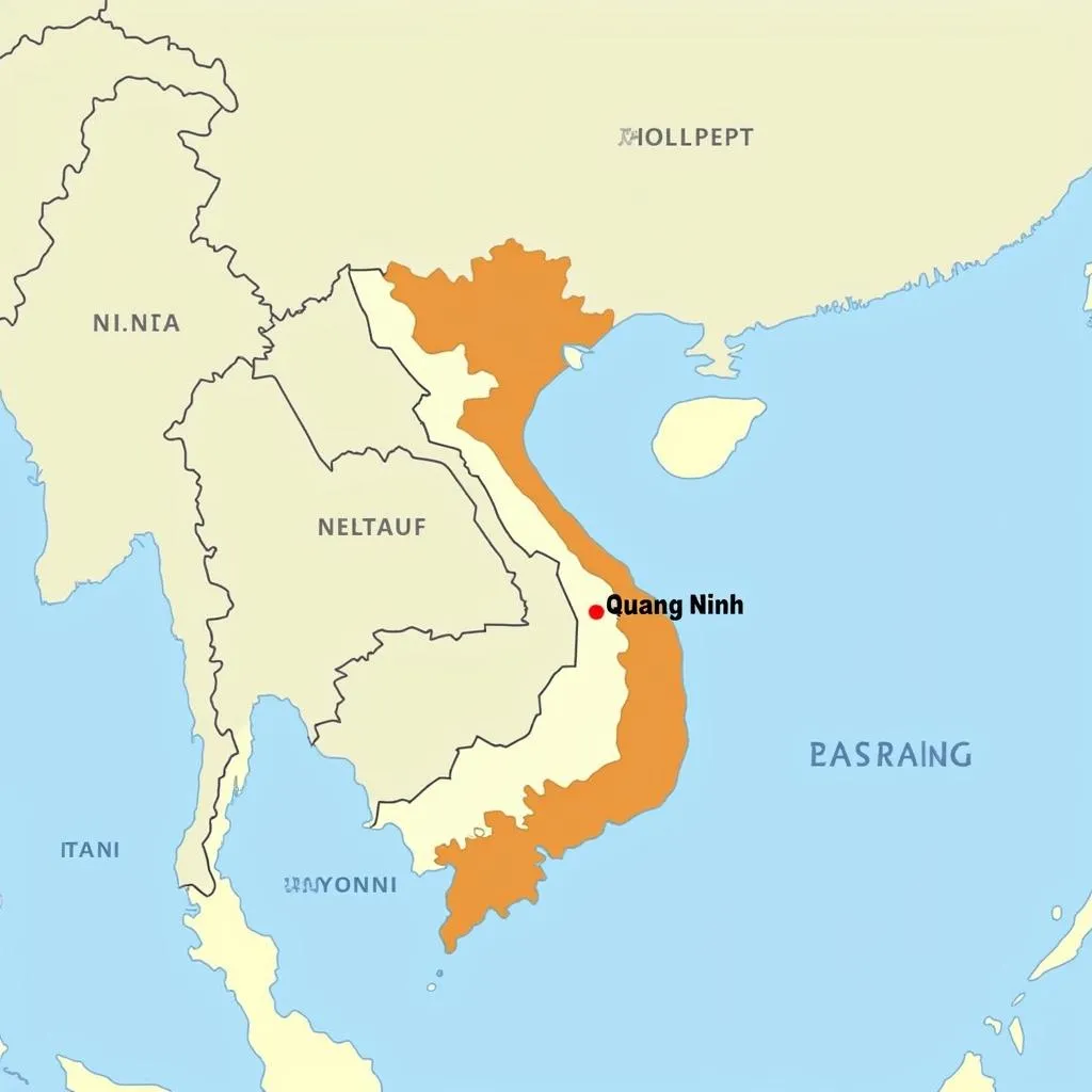 Bản đồ tỉnh Quảng Ninh