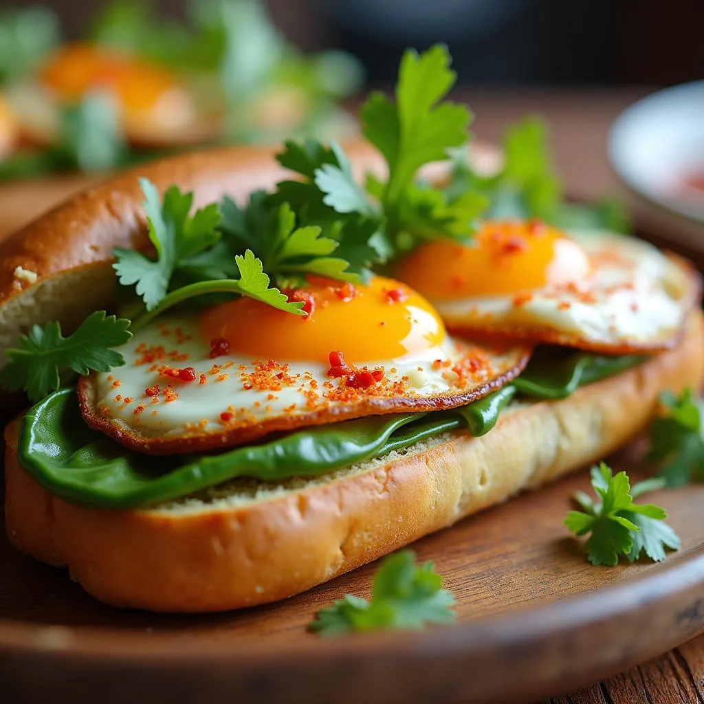 Bánh mì trứng ốp la