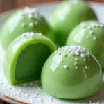 Bánh mochi trà xanh dẻo thơm hấp dẫn