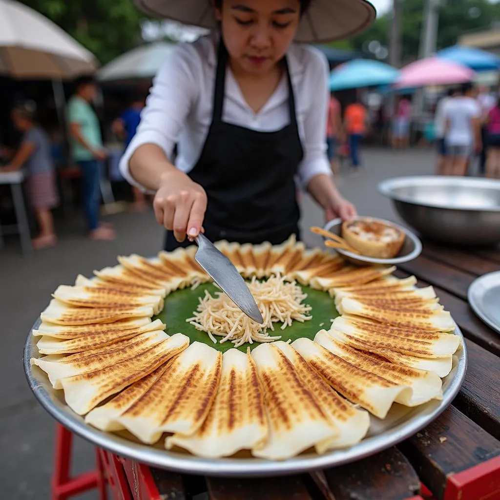 Bánh tráng nướng dừa Phan Thiết thơm ngon, hấp dẫn