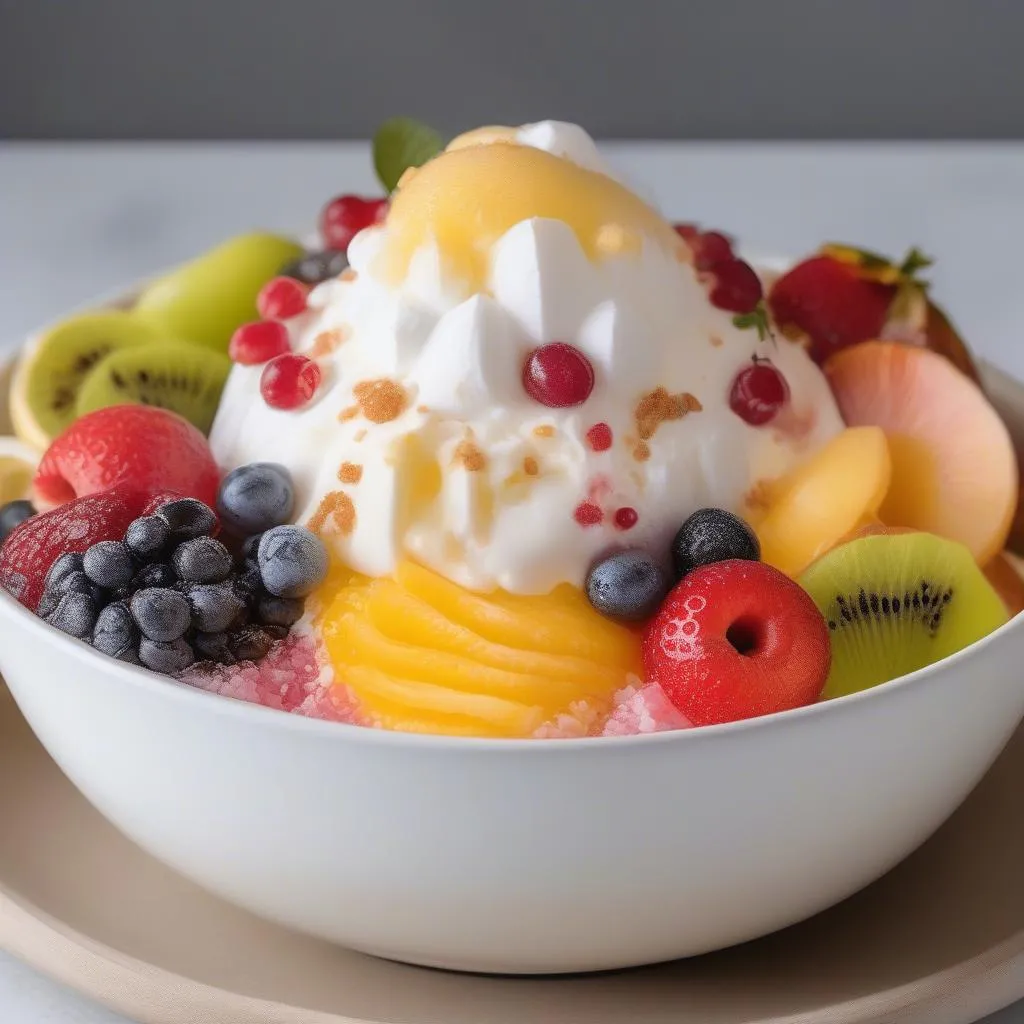 Bingsu Lemon đẹp mắt