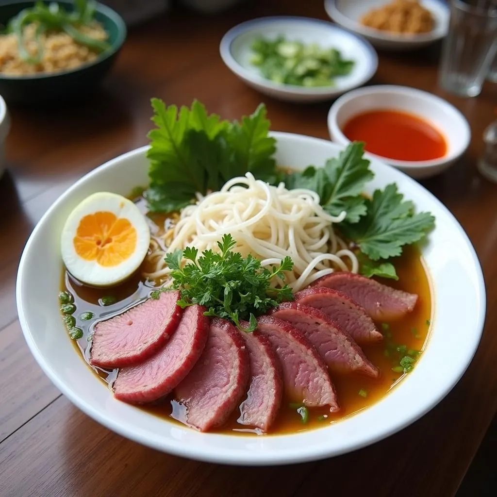 Bún bò tái Tây Ninh - Món ăn đặc sản được yêu thích