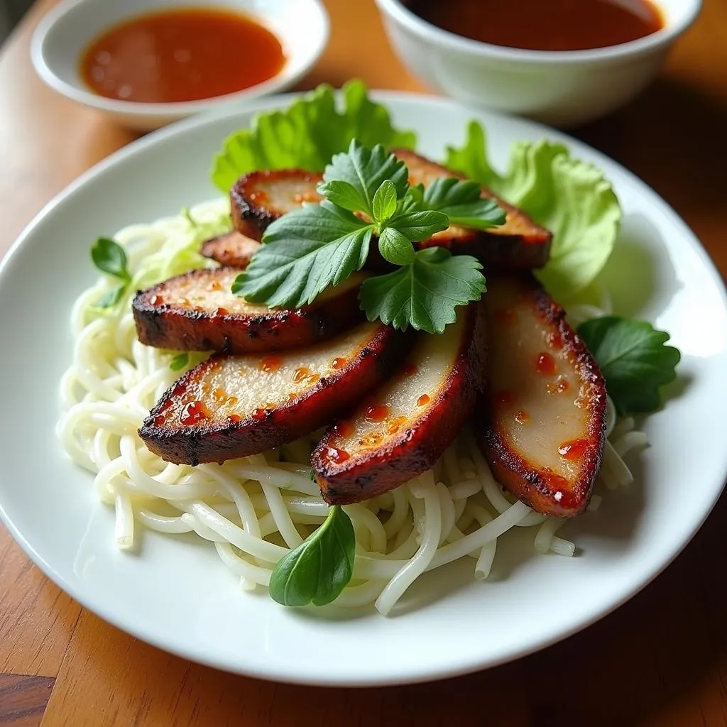 Bún chả Hà Nội hấp dẫn thực khách