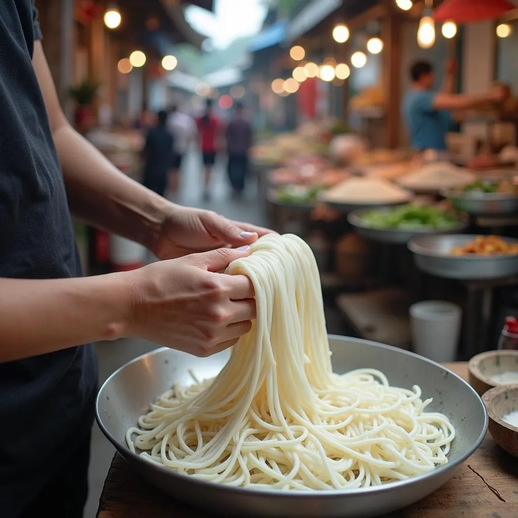 Cách làm bún tươi tại nhà