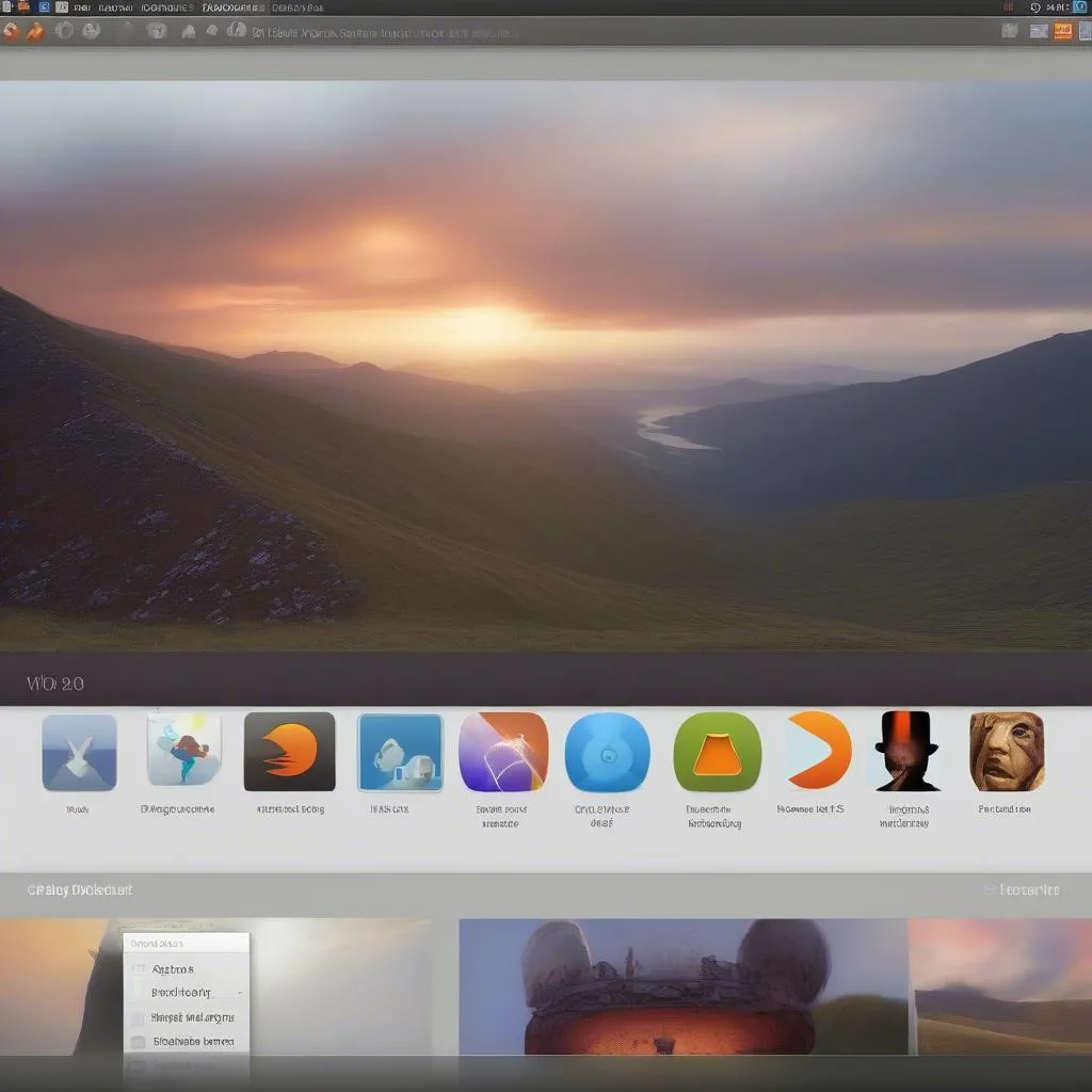 Giao diện Ubuntu Desktop