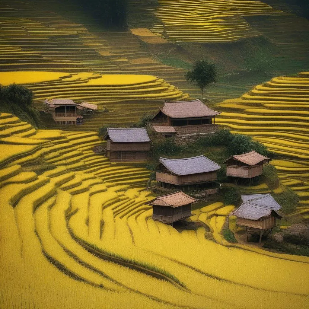 Cánh đồng bậc thang Sapa