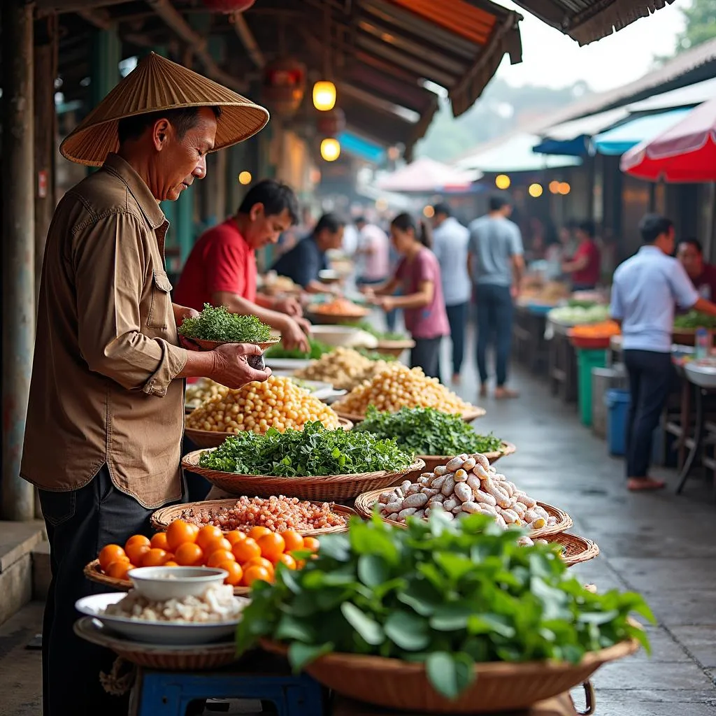 Chợ Bến Tre đông đúc