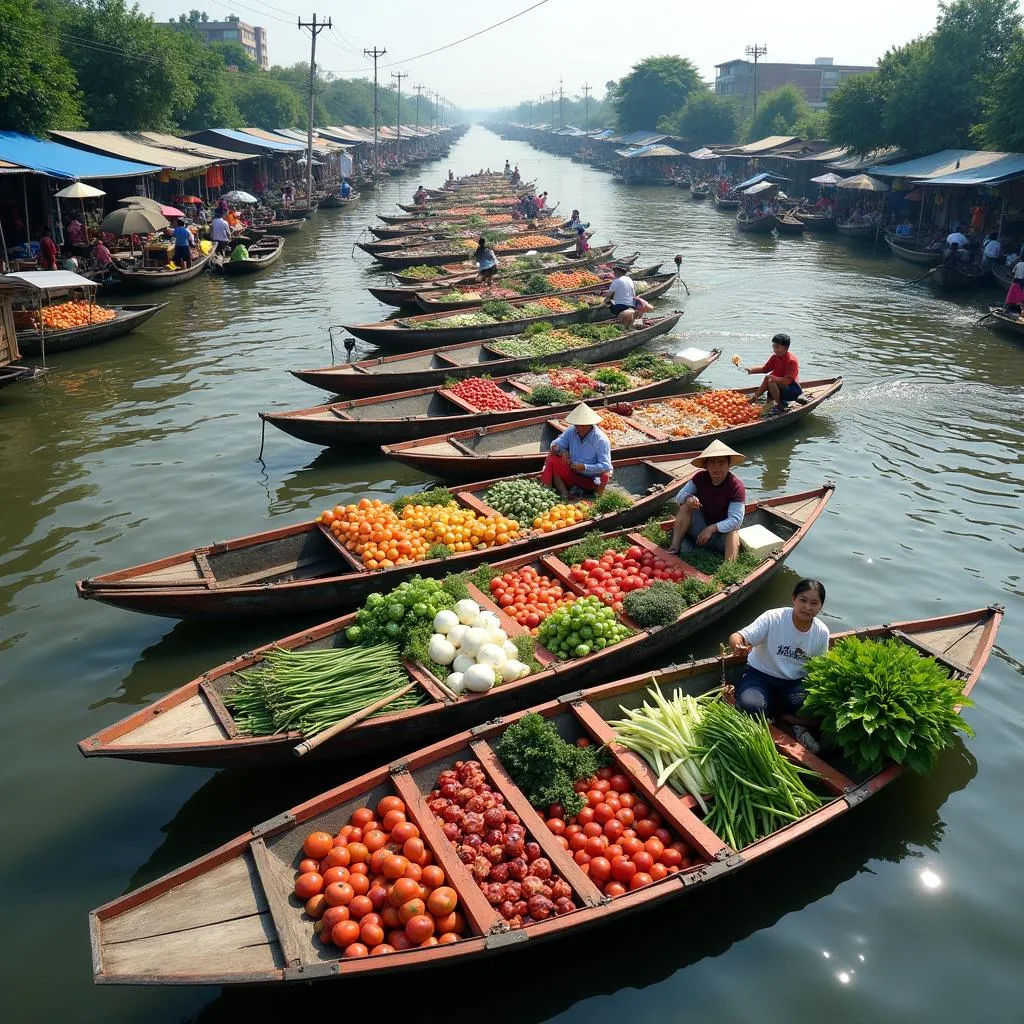 Chợ cá Mậu Thơm ngon hấp dẫn