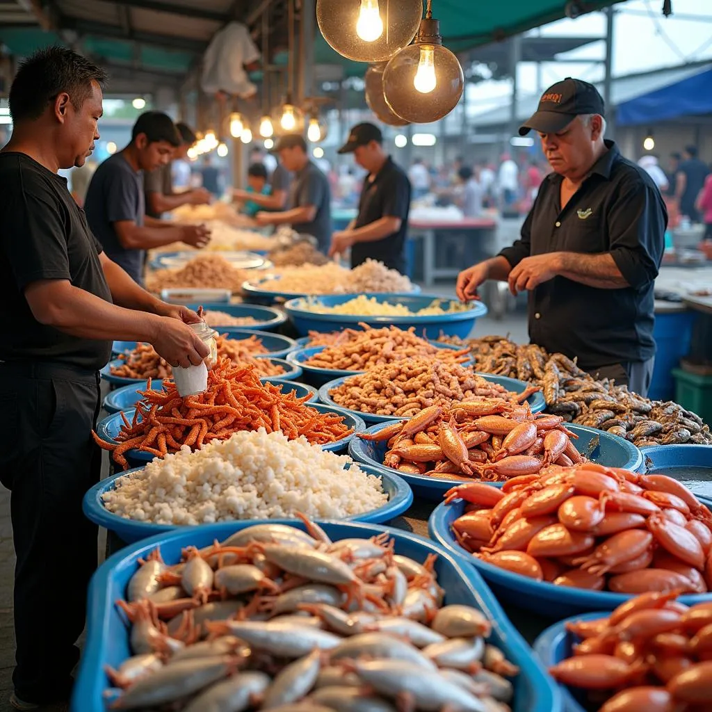 Chợ hải sản Nam Hà Tiên