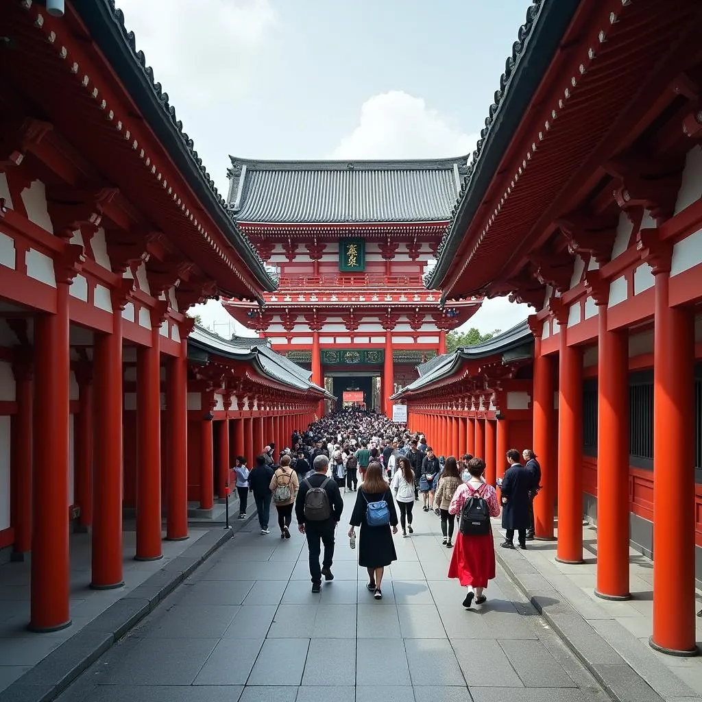 Chùa Sensoji Tokyo