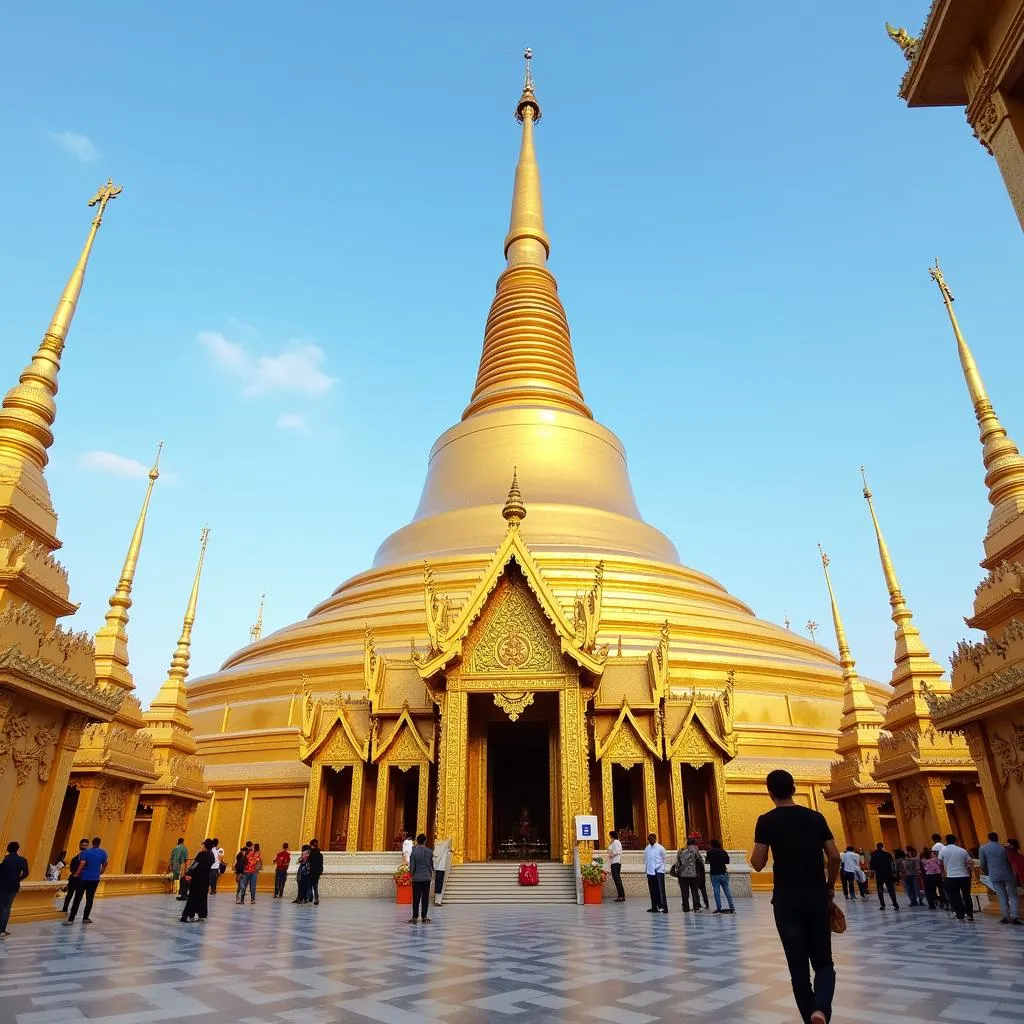 Chùa Shwedagon ở Yangon, Myanmar