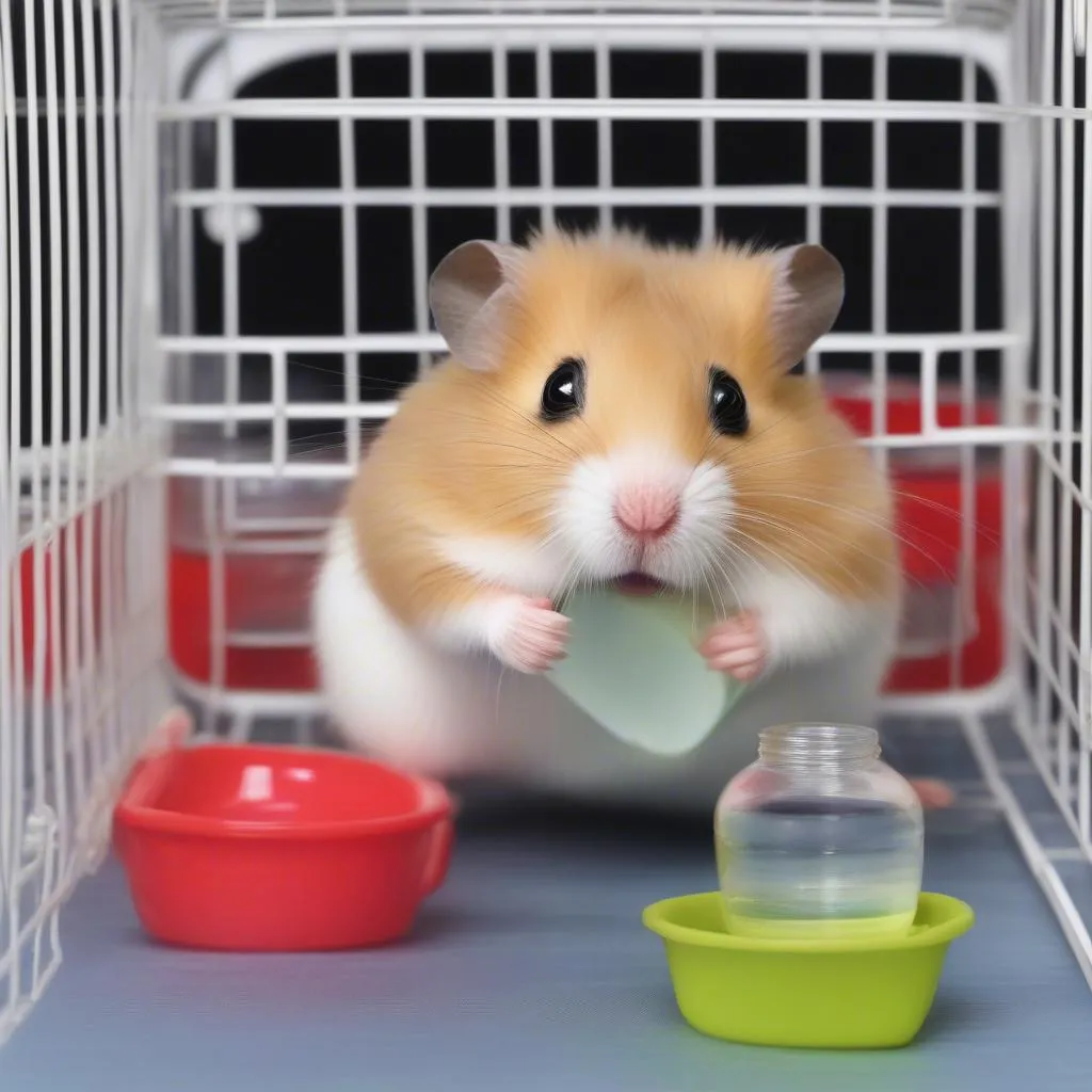 chuồng nuôi hamster