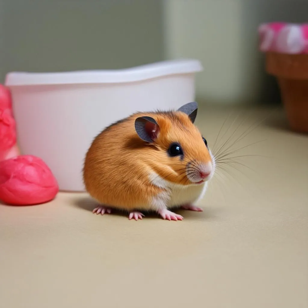 Chuột hamster mang thai