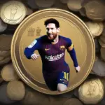 Coin skin lap Messi: A rare coin with Messi's image claimed to bring luck