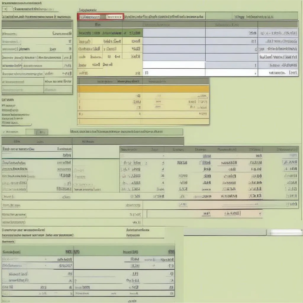 Ví dụ về công thức và hàm trong Excel