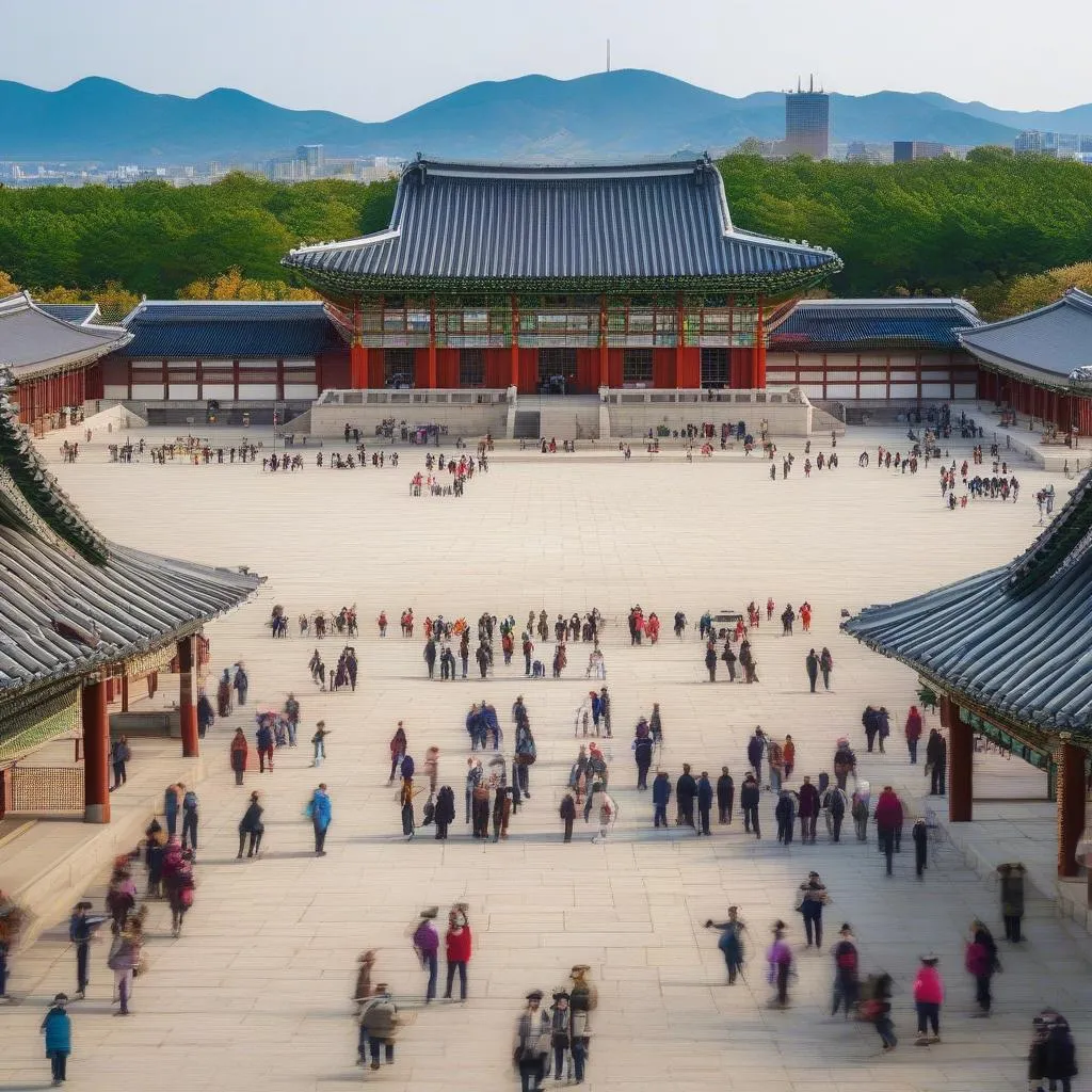 Cung điện Gyeongbokgung ở Seoul