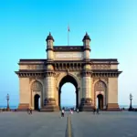 Cổng vòm Gateway of India ở Mumbai