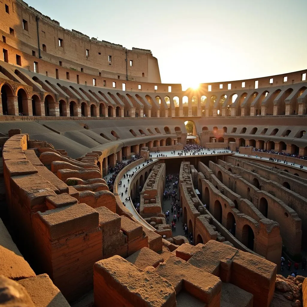 Đấu trường Colosseum ở Rome