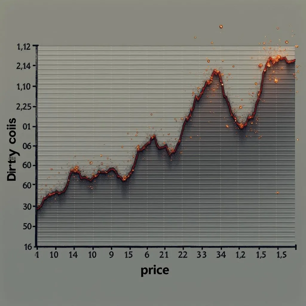 Biểu đồ giá dirty coins kẻ sọc ngang