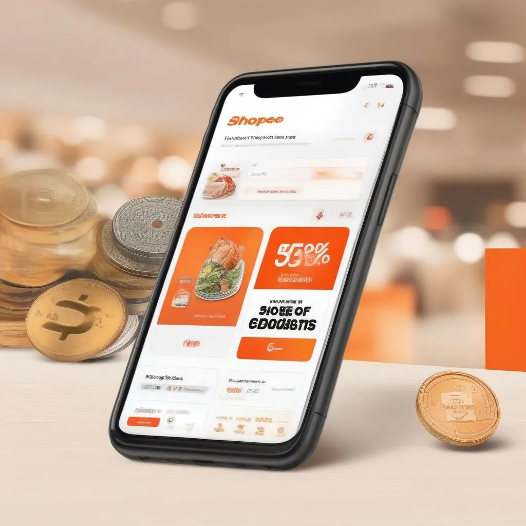 Shopee users exchange Shopee Coins for discount vouchers