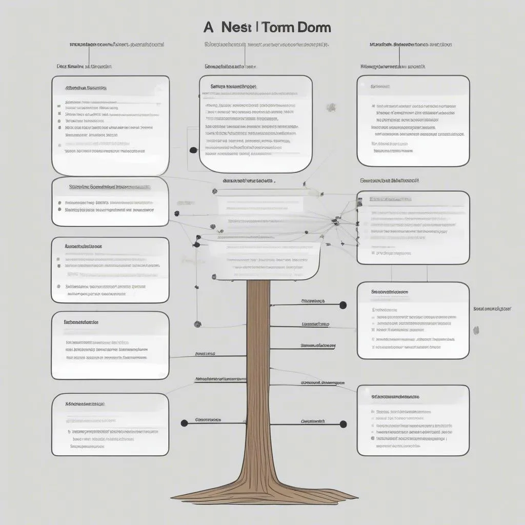 DOM structure diagram