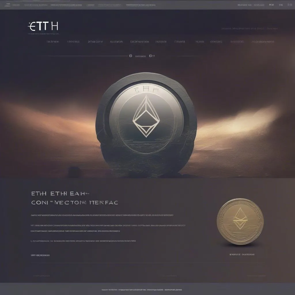 Eth Coin Home Interface