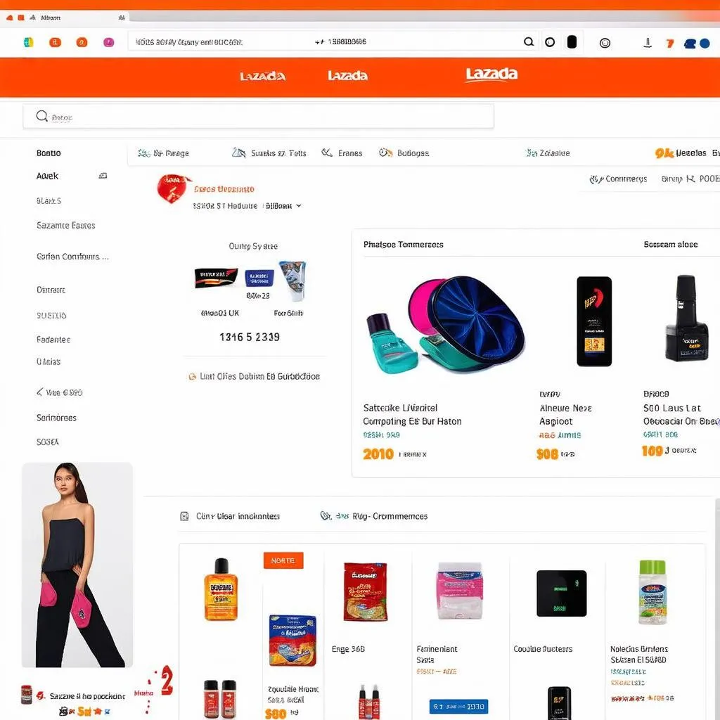 Gian hàng trên Lazada