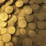 Golden Coin Loop 2 After Effects: An Animation Effect That Creates a Loop of Gold Coins