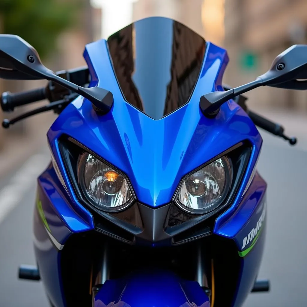 Kawasaki Ninja 125 màu xanh dương