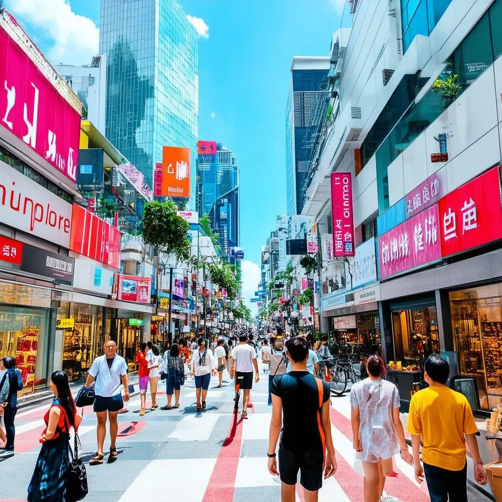 Orchard Road shopping district