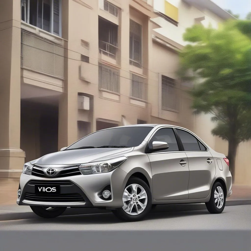 Kiểm tra xe Vios 2014 trước khi thuê