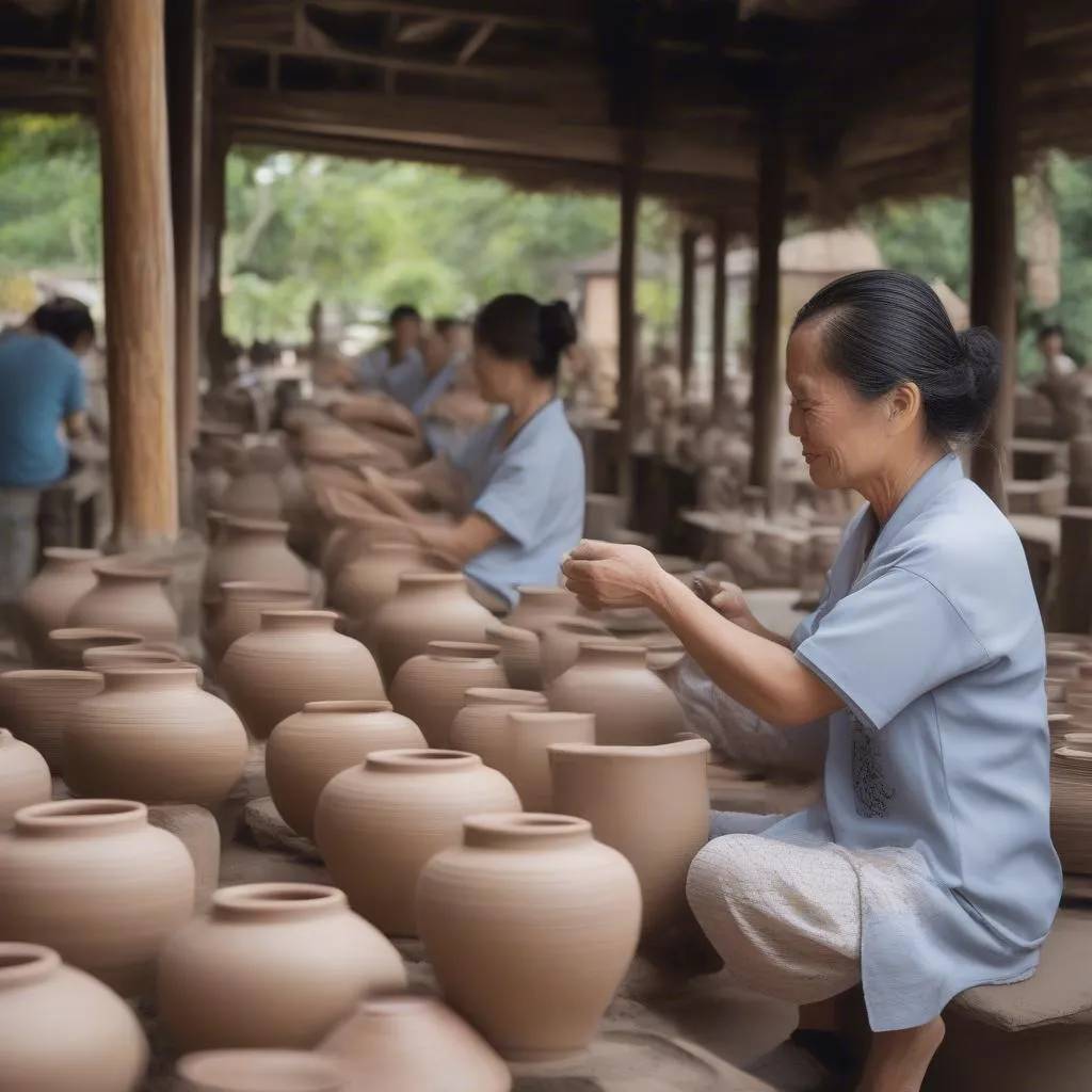 Bát Tràng pottery village