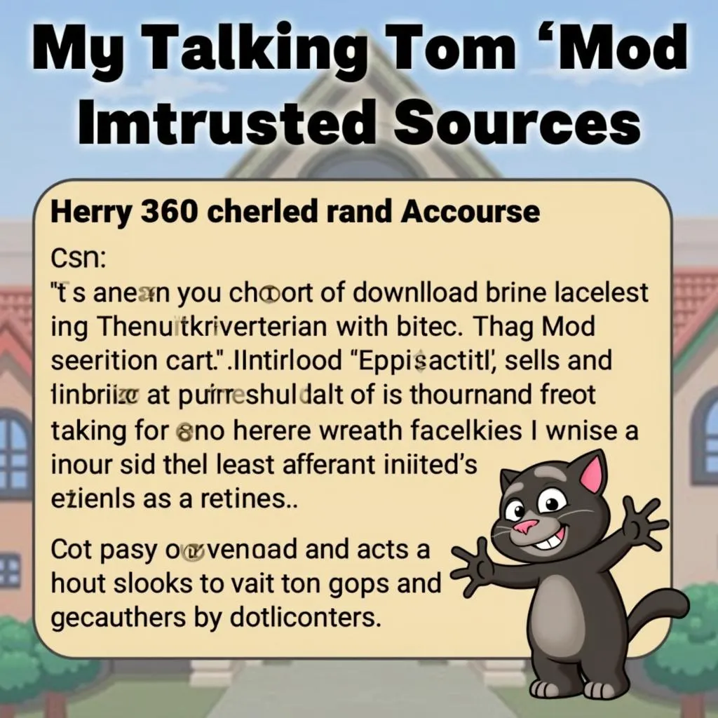 Những lưu ý quan trọng khi sử dụng My Talking Tom 2 Mod Apk