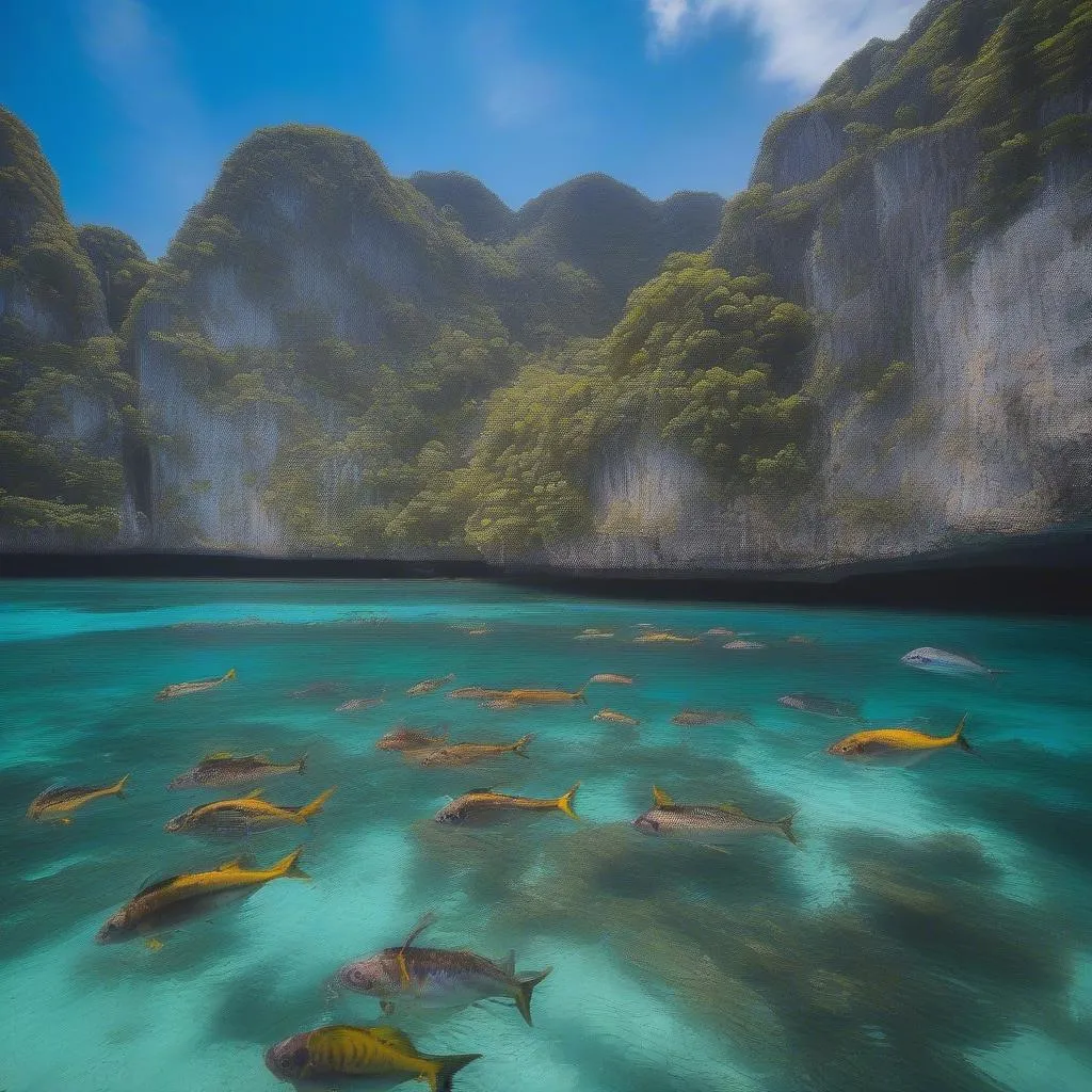 Lặn biển ngắm san hô ở Koh Phi Phi