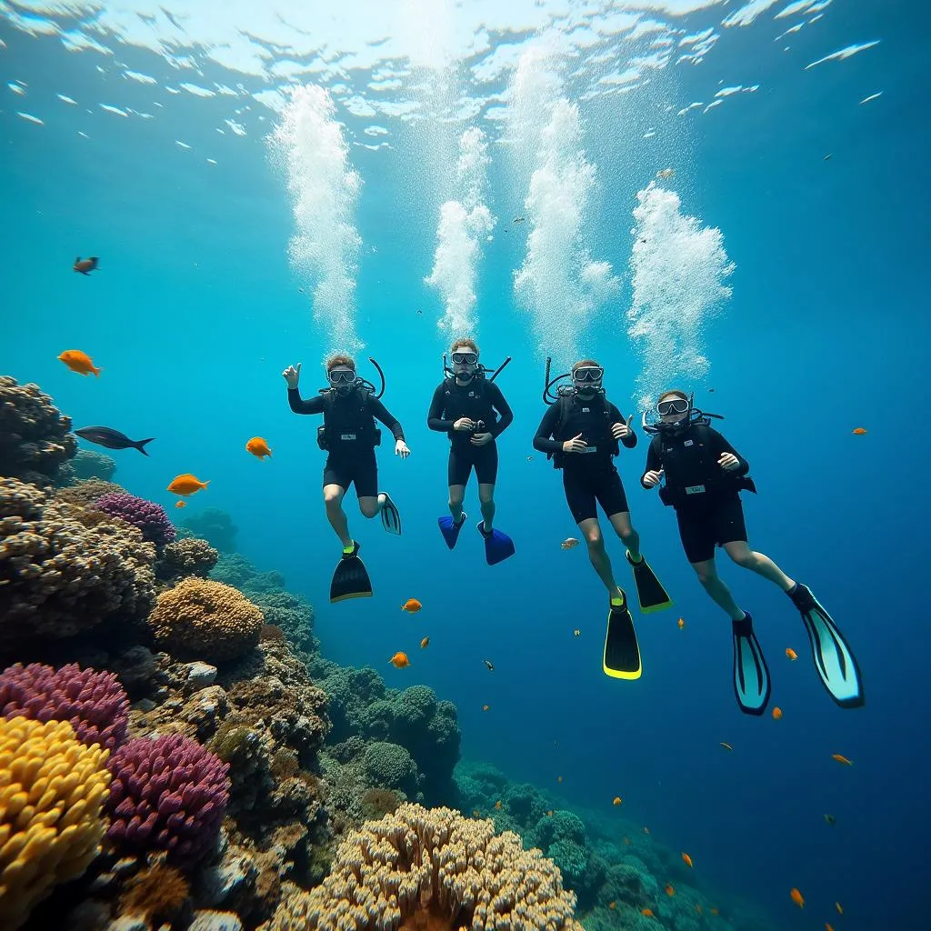 Lặn biển ngắm san hô ở Nha Trang