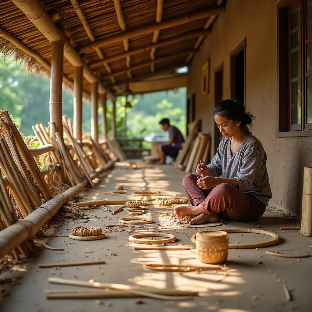 Làng nghề truyền thống tre trúc