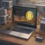 Laptop đào coin