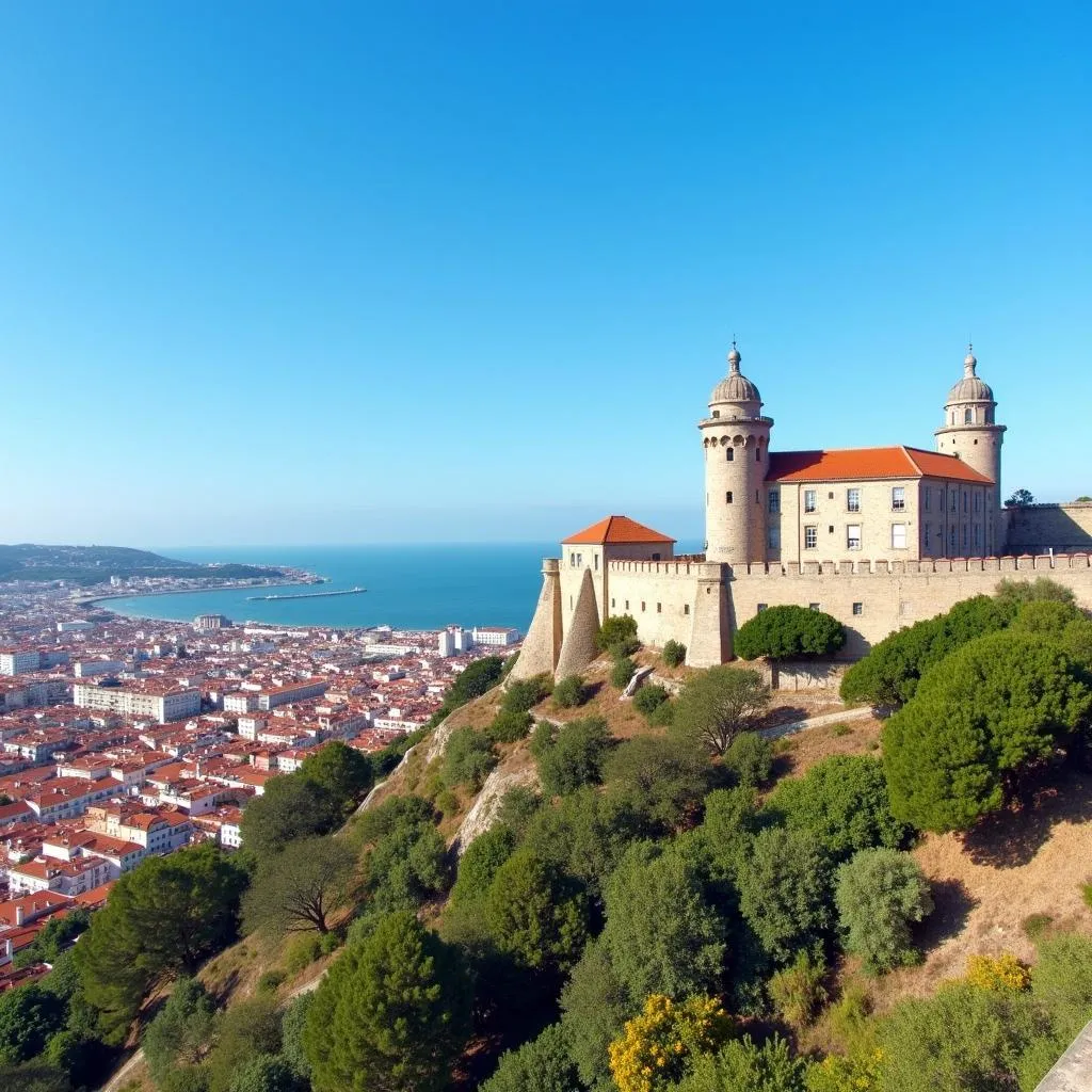 Lâu đài St. George ở Lisbon, Bồ Đào Nha