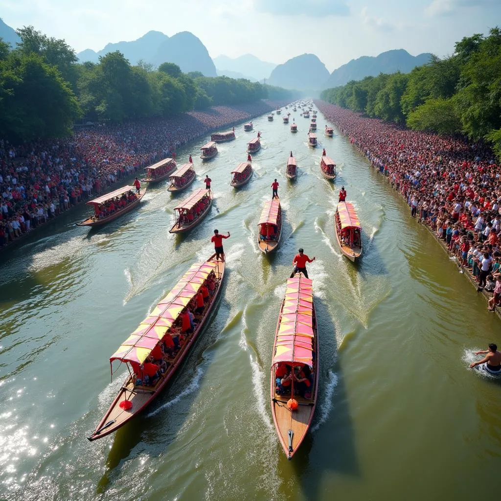 Lễ hội đua thuyền Hà Tĩnh