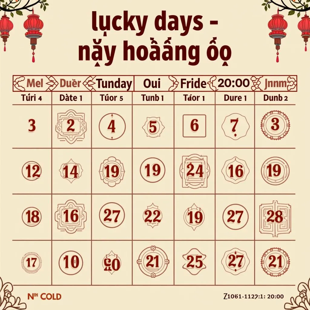 Lịch Âm và ngày hoàng đạo