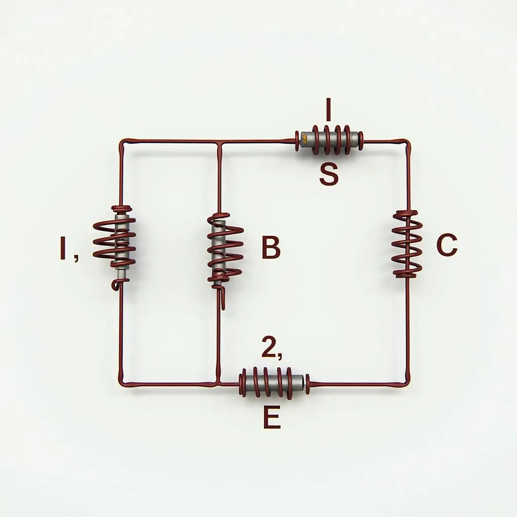 Mạch điện tử với diode chỉnh lưu