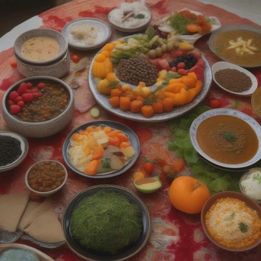 Món ăn chay Iftar