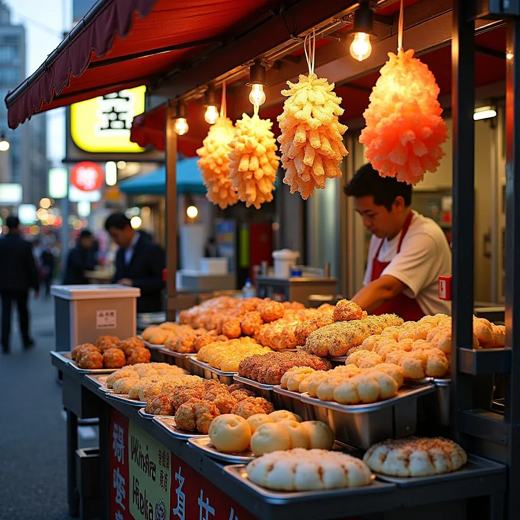 Những món ăn ngon đường phố hấp dẫn tại Osaka